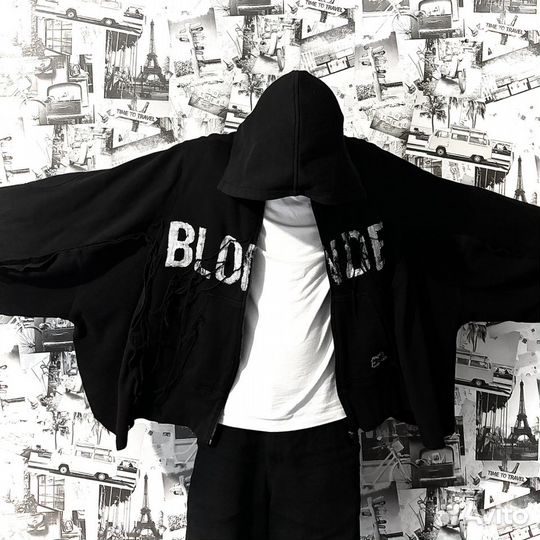 Зип кофта Levis кастом insular cult