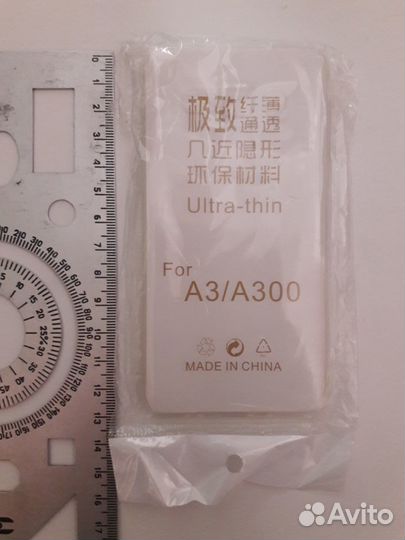 Силиконовый чехол samsung a3 прозрачный