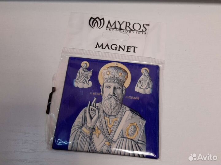 Магнит с изображением Николая Чудотворца из Демре