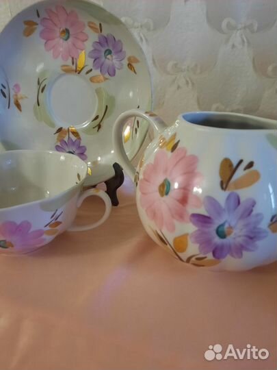 Сливочник,чайные пары Дулево