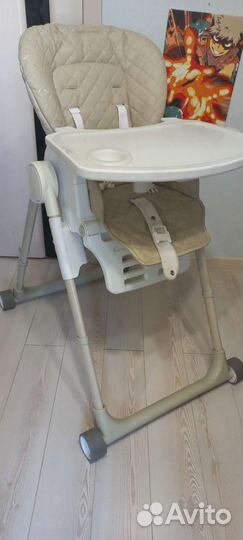 Детский стульчик для кормления happy baby