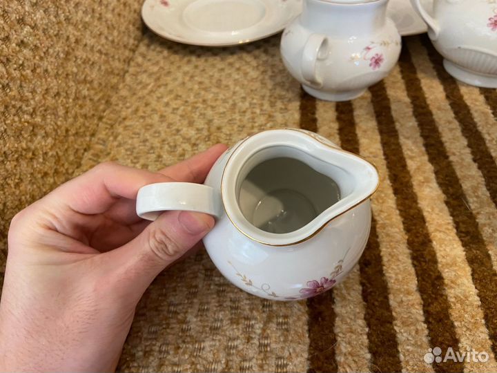 Набор советской посуды, фарфор из гдр кольдиц