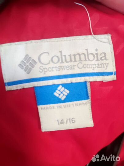 Пуховик Columbia 14/16