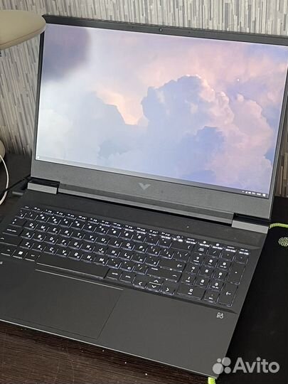 Ноутбук игровой HP Victus RTX 3050ti, Ryzen 5 5600