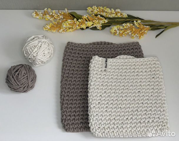 Корзина вязаная