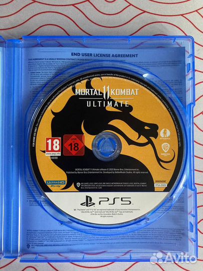 Mortal kombat 11 ultimate ps5 диск