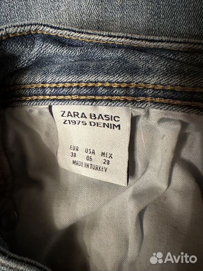 Джинсы zara 38