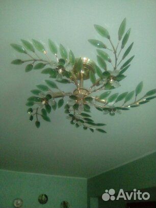 Люстра потолочная + бра