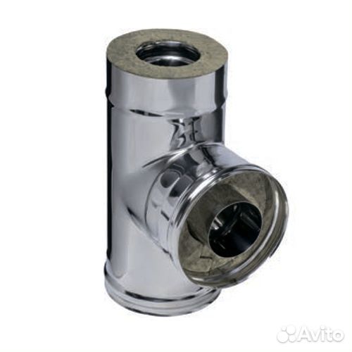 Сэндвич-тройник ferrum 90гр. (430/0,8мм + оц.) Ф11