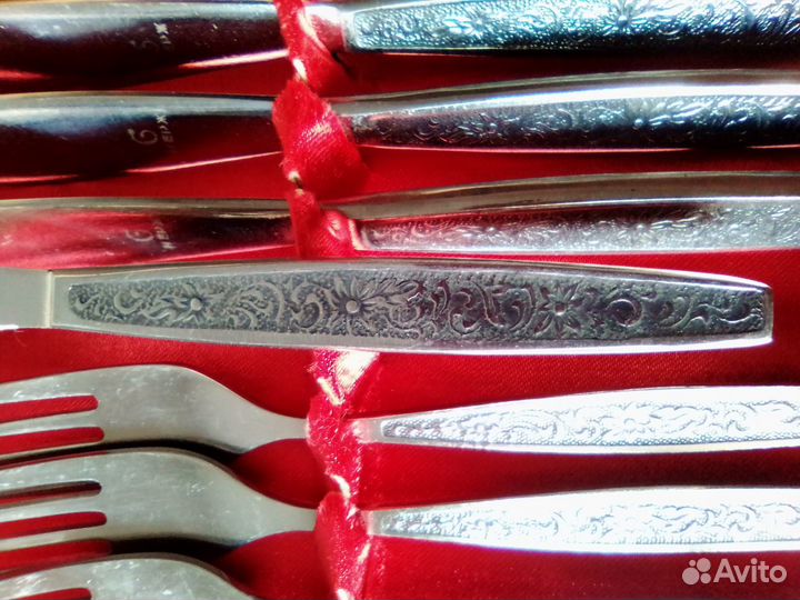 Набор столовый 12 предметный нержавейка