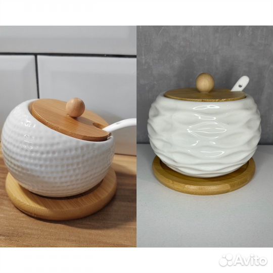 Новые керамические сахарницы 230 мл