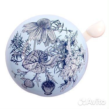 Звонок велосипедный рисунок флора 50мм