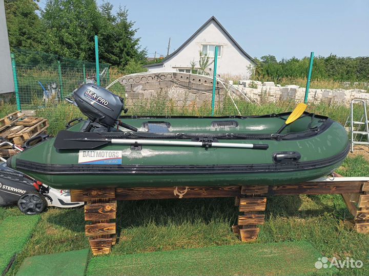 Надувная лодка с мотором бу