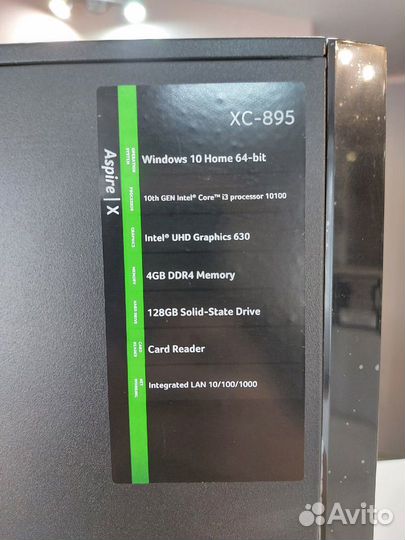 Пк Acer Aspire X Intel Core i3-10100 3.60 GHz / In