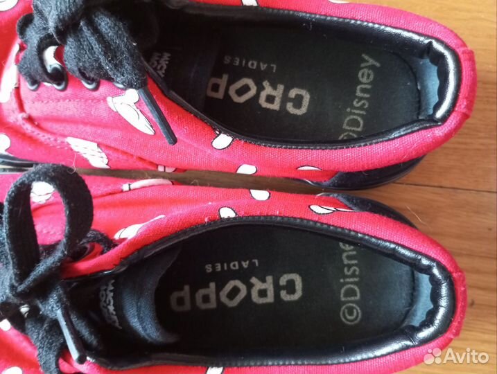 Кеды женские красные cropp 36