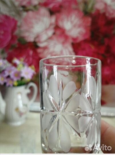 Рюмки, стопки. Хрусталь. СССР
