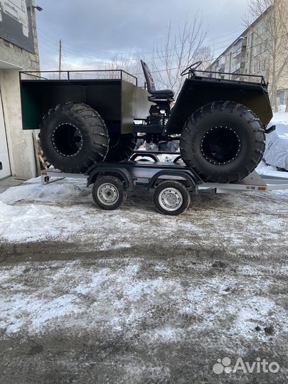 Прицеп легковой двухосный платформа