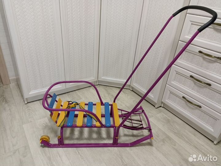 Детские санки с колесами