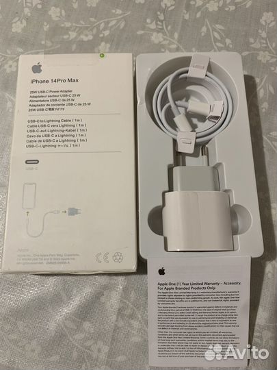 Зарядка на iPhone 25w