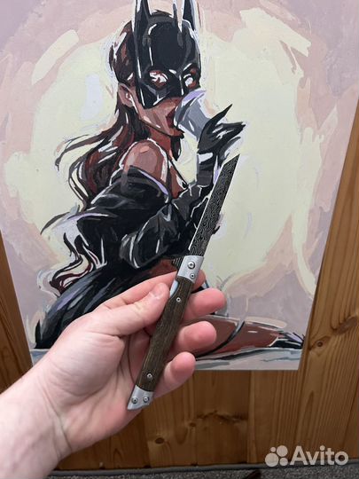 Уникальный акварринт танто