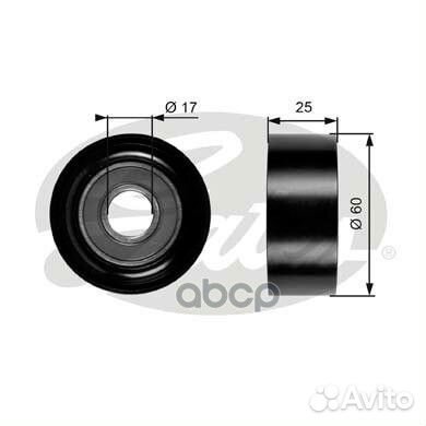 Направляющий ролик привода вспомогательных агре