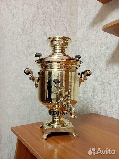 Самовар на дровах старинный