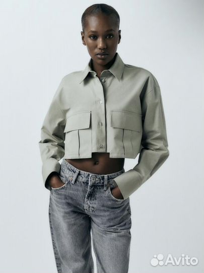 Куртка рубашка zara