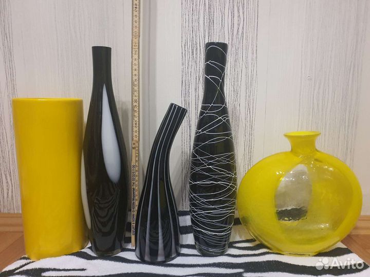 Вазы интерьерные, напольные, для цветов