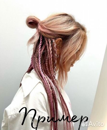 Модель афро затылок