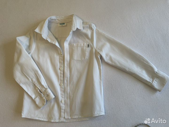 Рубашка и брюки школьные 122