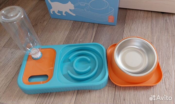 Миска автопоилка для кошек и собак мелких пород