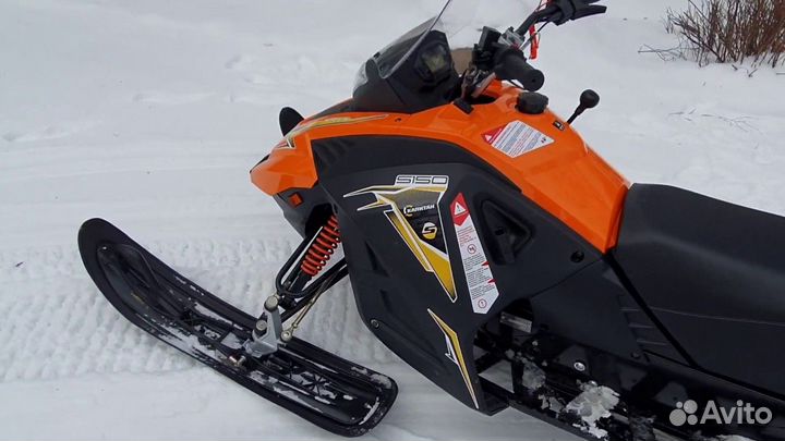 Снегоход stels Капитан S150 carbon