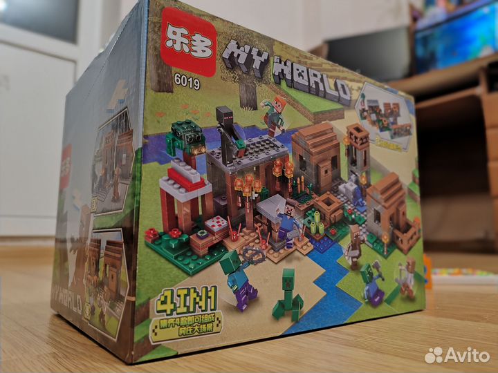 Конструктор майнкрафт деревня