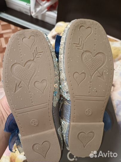 Нарядные туфли для девочки на выпускной 33 размер