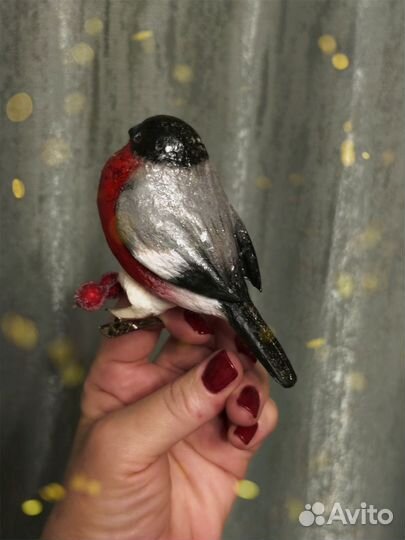 Ватные елочные игрушки