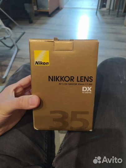 Объектив nikon dx af-s 35 mm 1.8