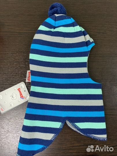 Шапка-шлем Бизи деми для мальчика размер 2