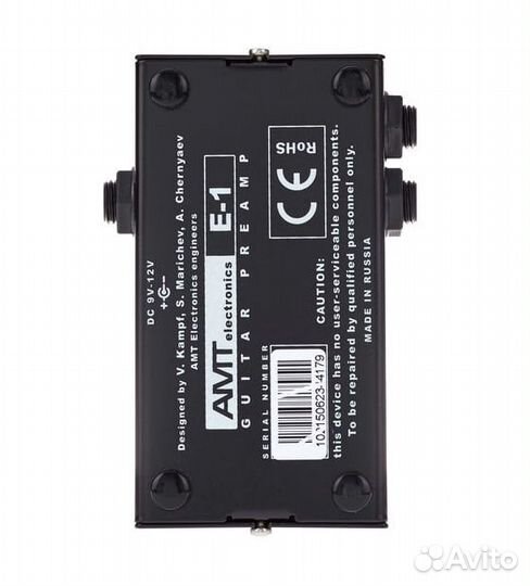 Новый гитарный предусилитель AMT E1.Доставка по РФ