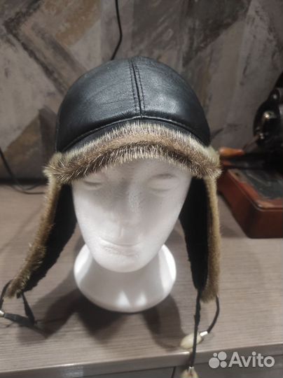 Шапка зимняя на меху, женская