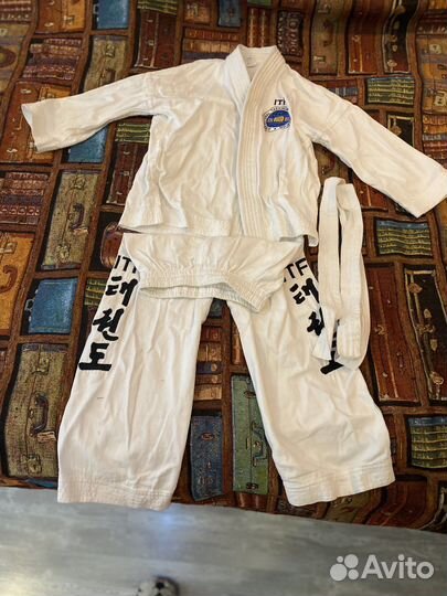 Детское кимоно для занятий тхэквондо ITF