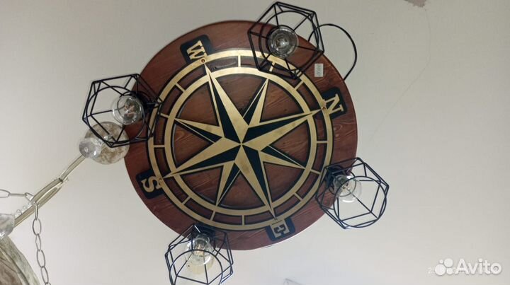 Люстры из дерева ручной работы