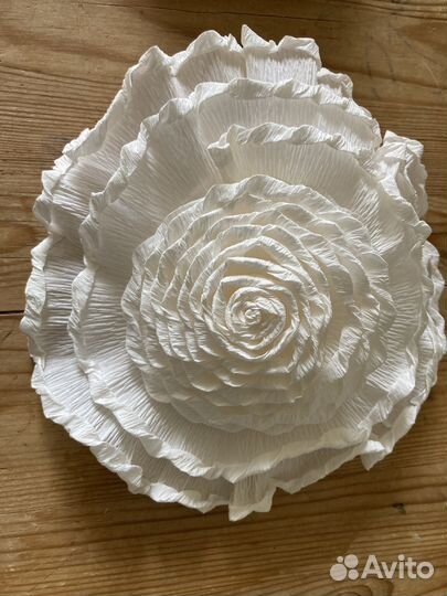 Для Ольги: Цветы из гофрированной бумаги