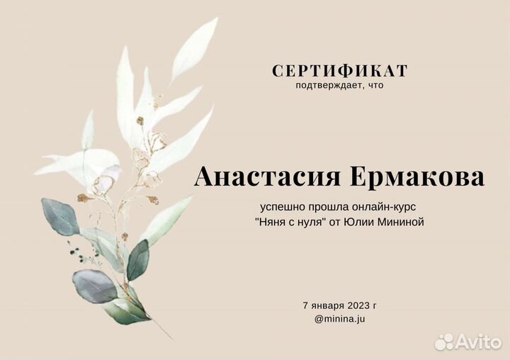 Няня с проживанием. Няня в поездку