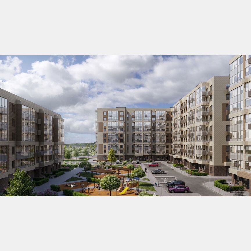 2-к. квартира, 63,7 м², 5/9 эт.