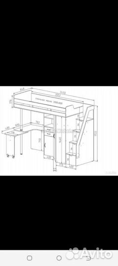 Кровать-чердак