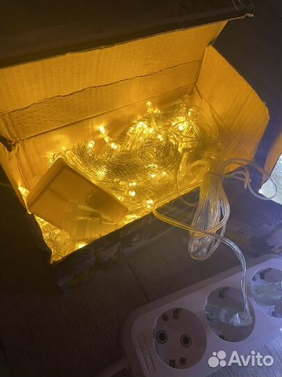 Гирлянда штора 3х3