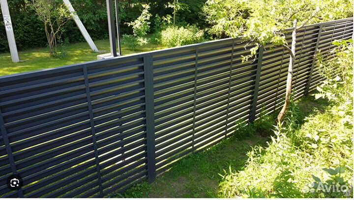 Забор жалюзи
