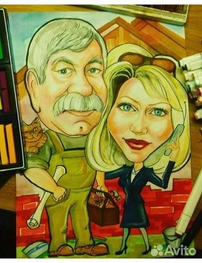 Шаржи портреты