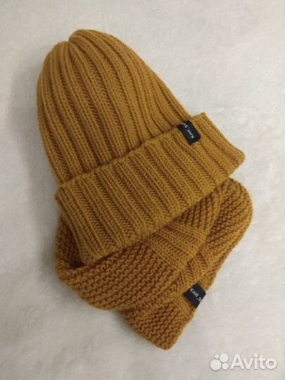 Шапка и снуд (комплект вязаный)