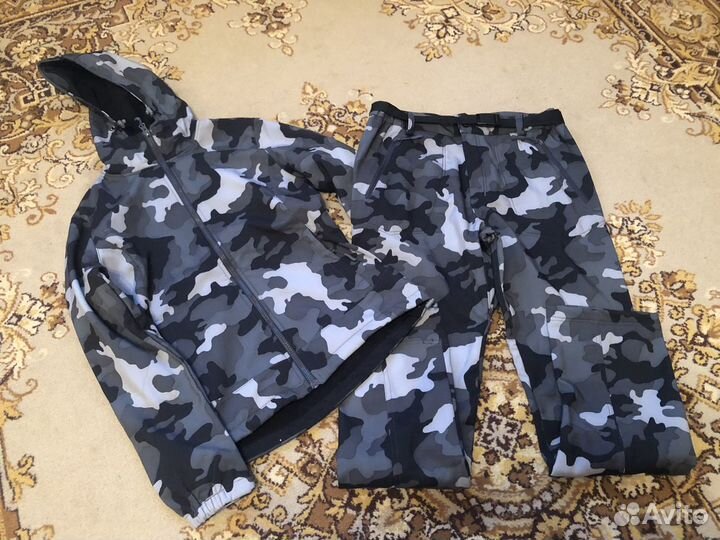 Костюм женский камуфляж на флисе